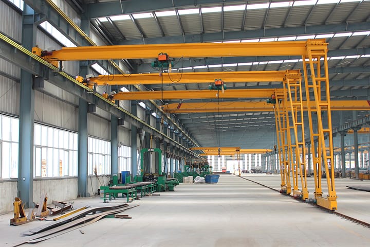 Electric Hoist Semi-Gantry Crane