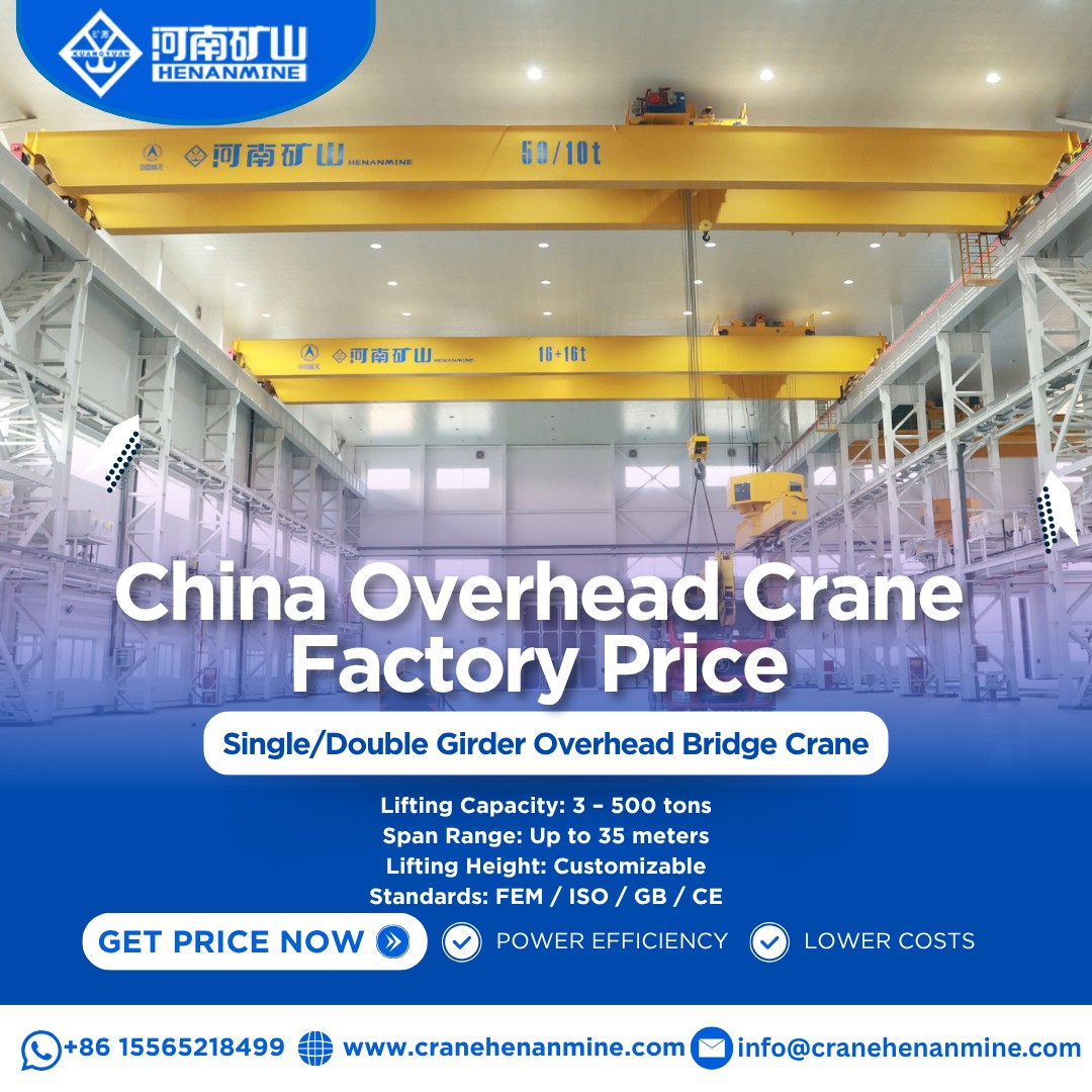 Henan mine-manufactured bridge cranes