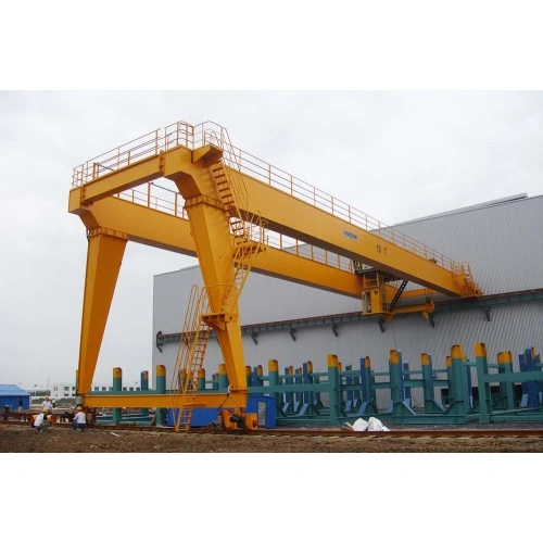 double-girder semi-gantry crane