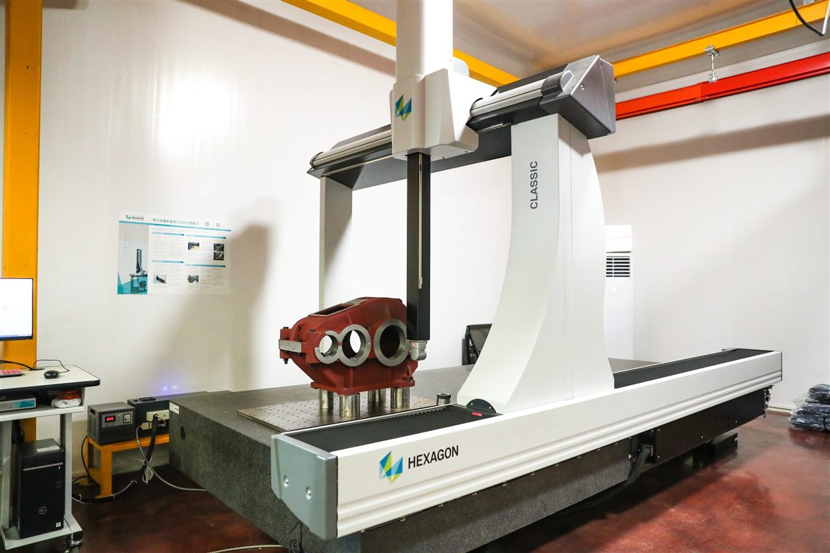 Coordinate measuring machine at the testing centre