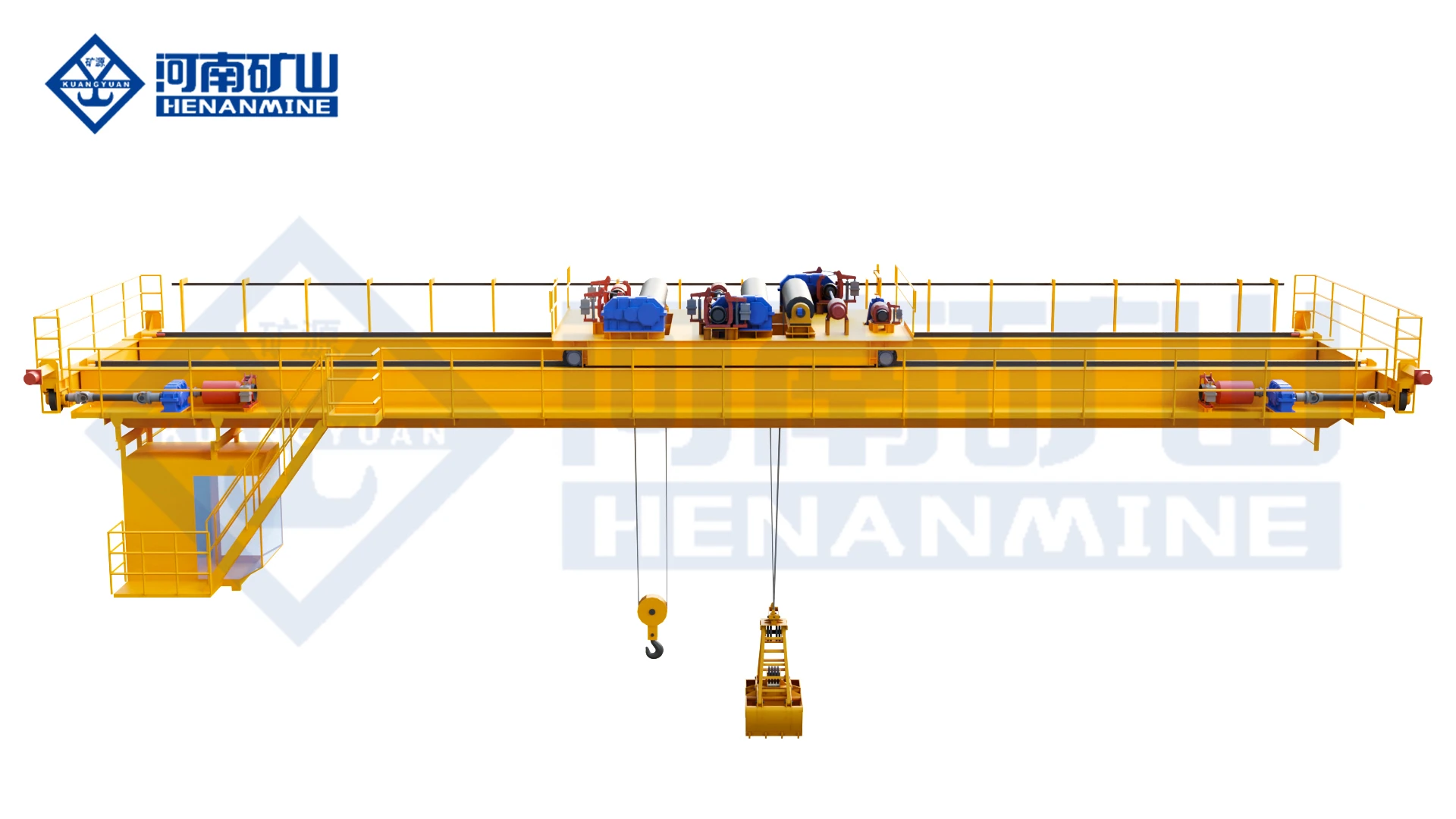 QEN grab and hook overhead crane