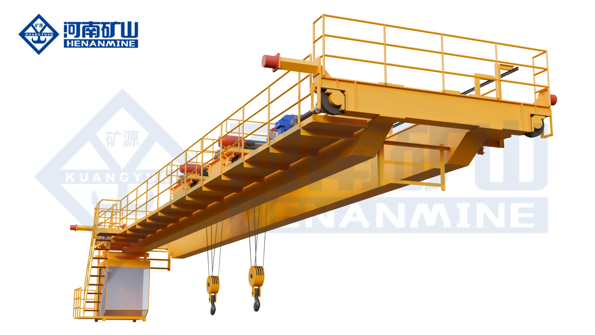 Double trolley overhead crane