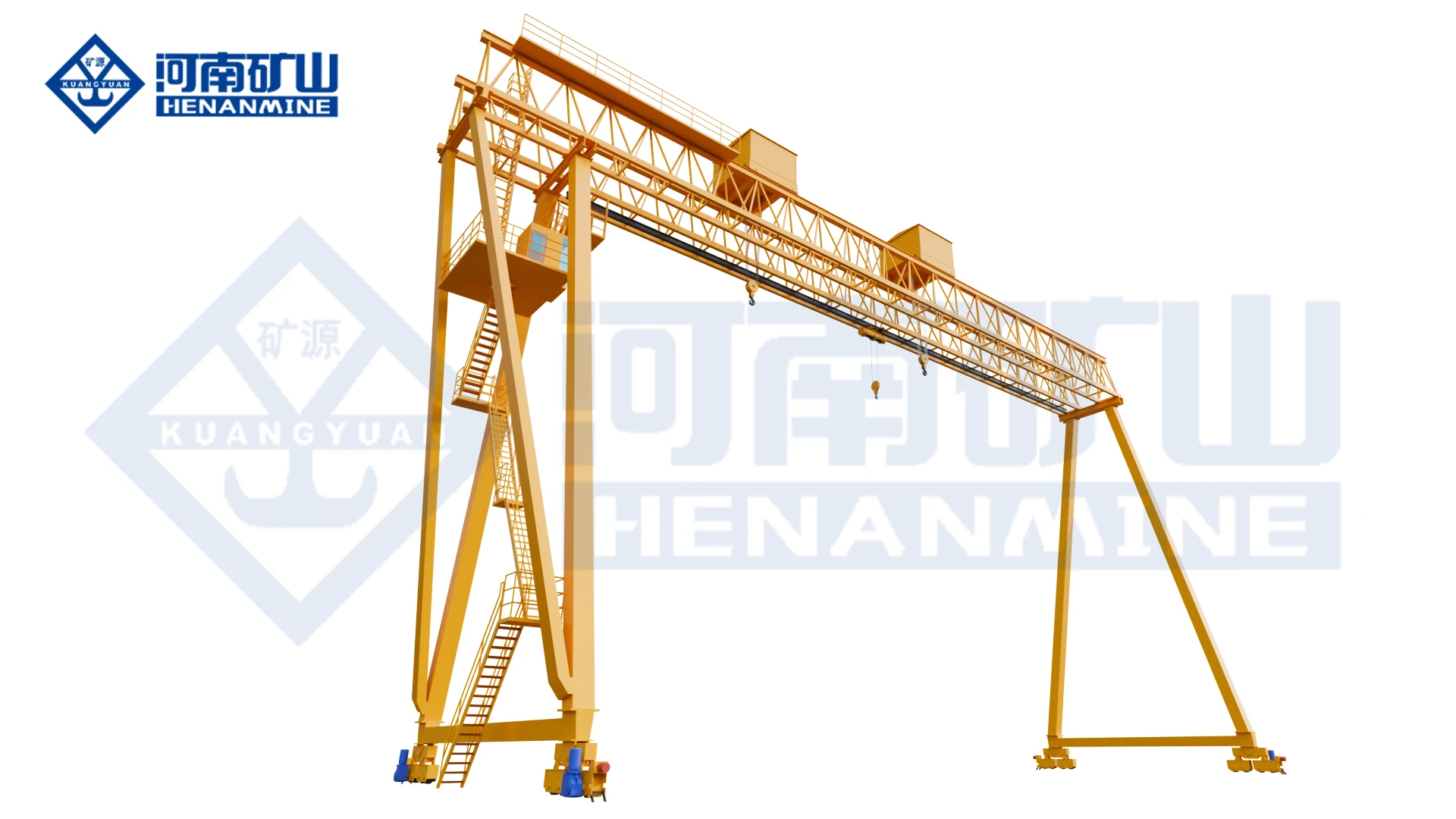 MEH Double-Trolley Truss Gantry Crane