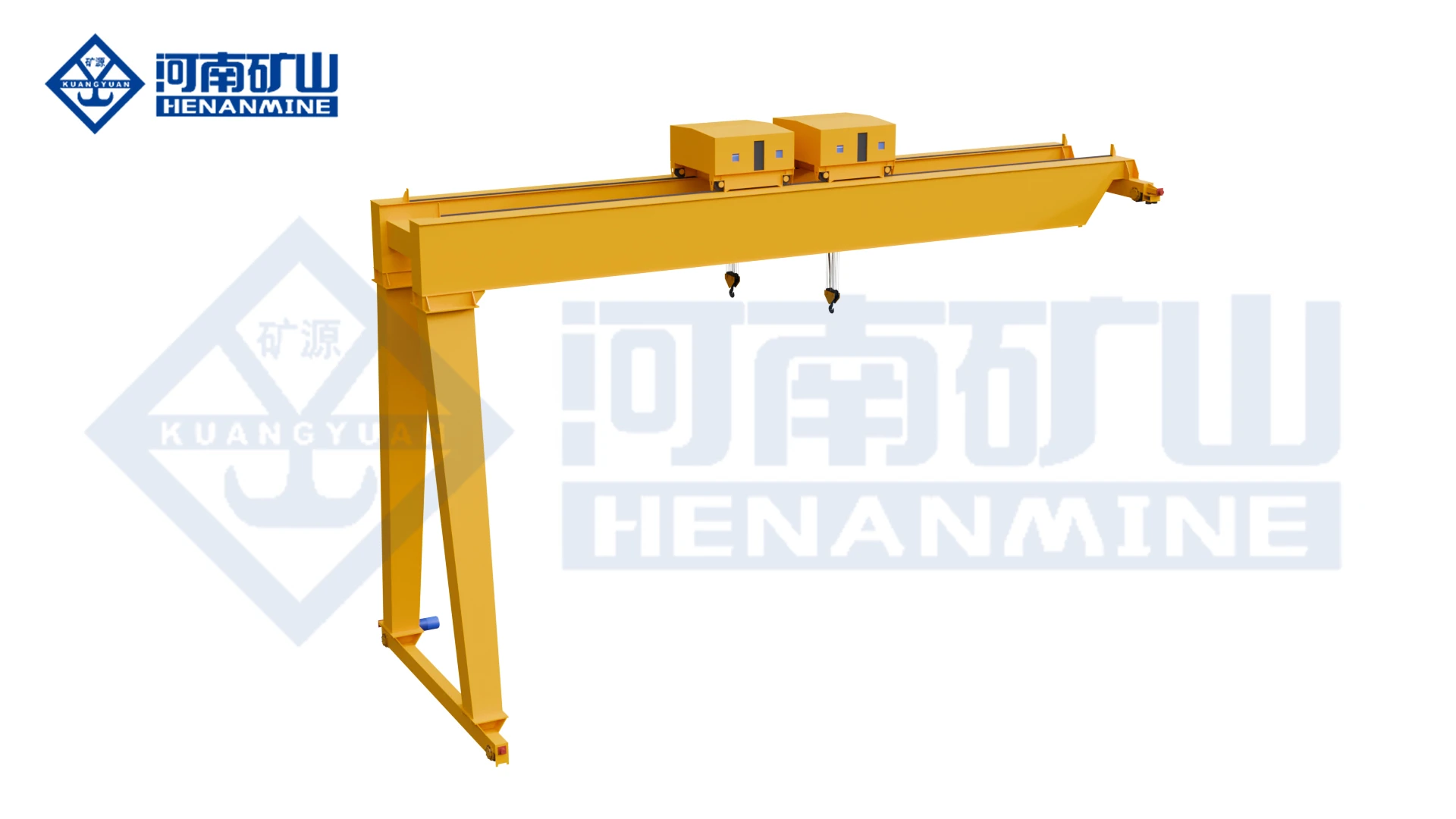 MGBE Double-Trolley Semi-Gantry Crane