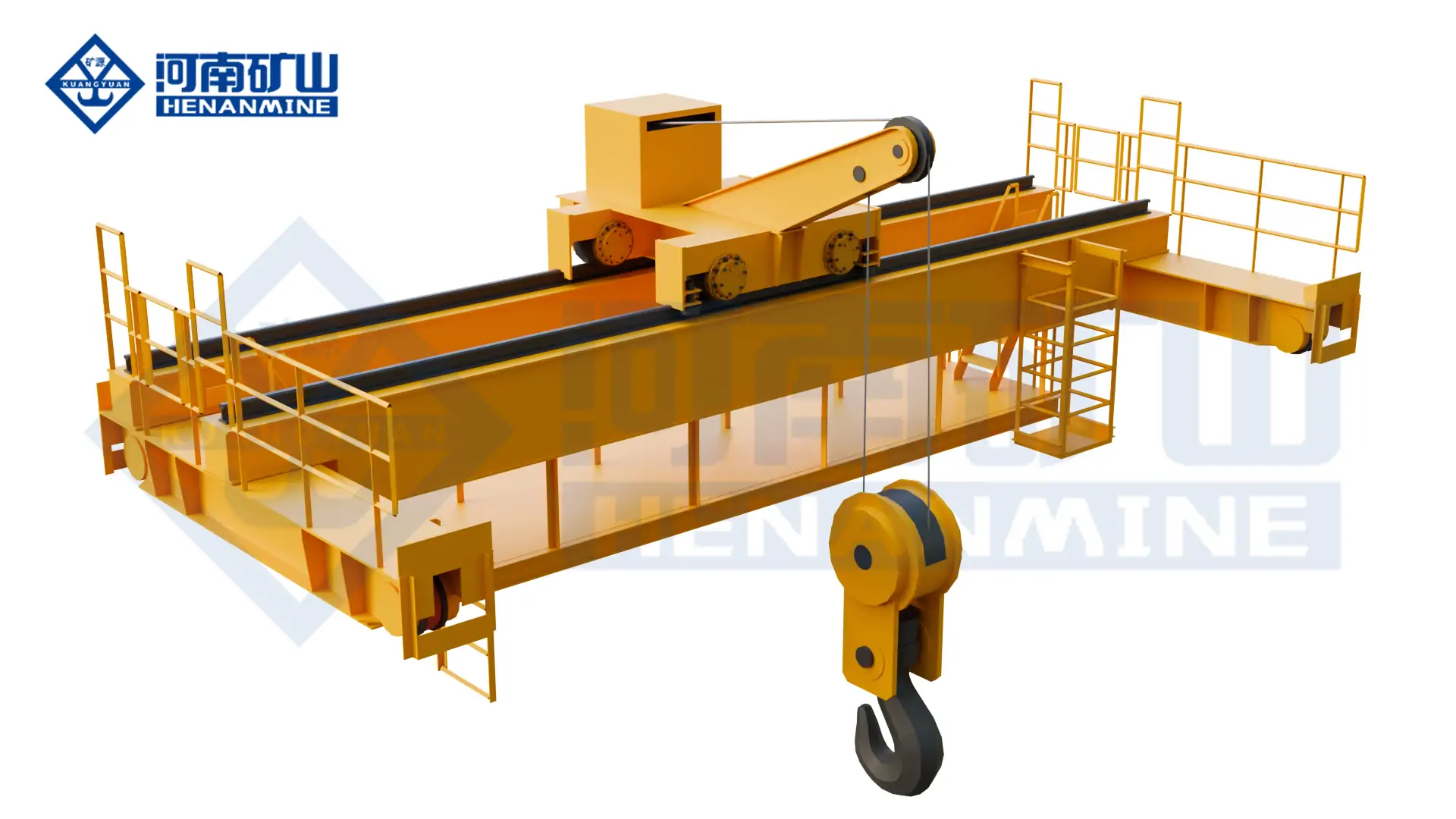 Henan Mine Crane galvanizing overhead crane