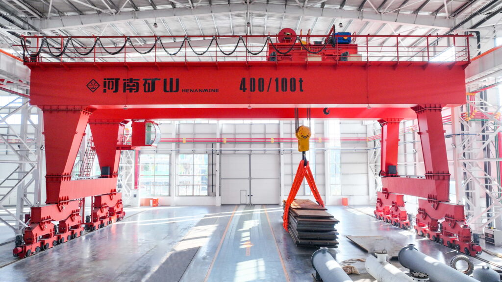 Crane application in industrial manufacturing from Henan Mine Crane's industrial manufacturing application case