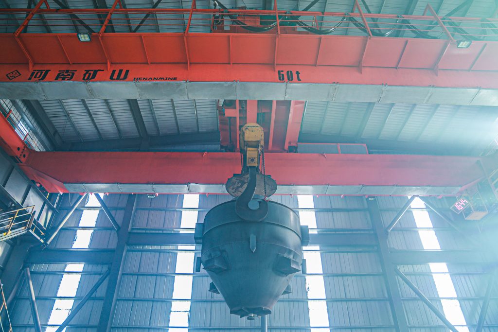 Crane application in steel and metallurgy from Henan Mine Crane's steel and metallurgy application case