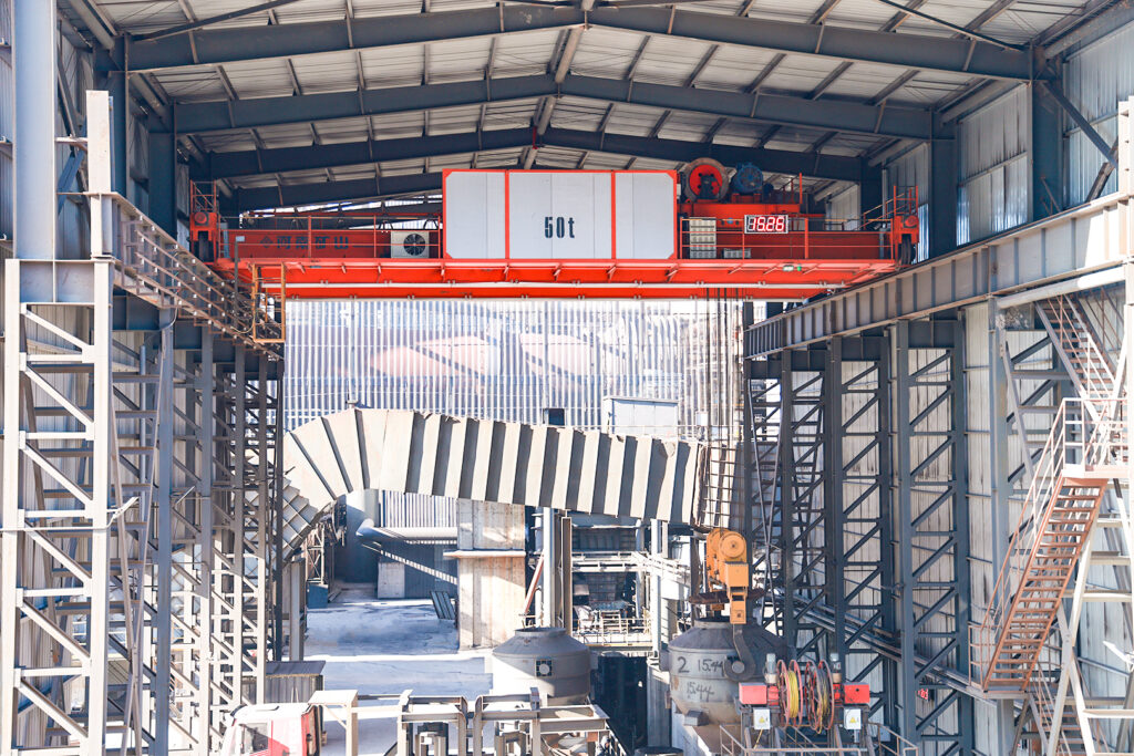 Crane application in steel and metallurgy from Henan Mine Crane's steel and metallurgy application case