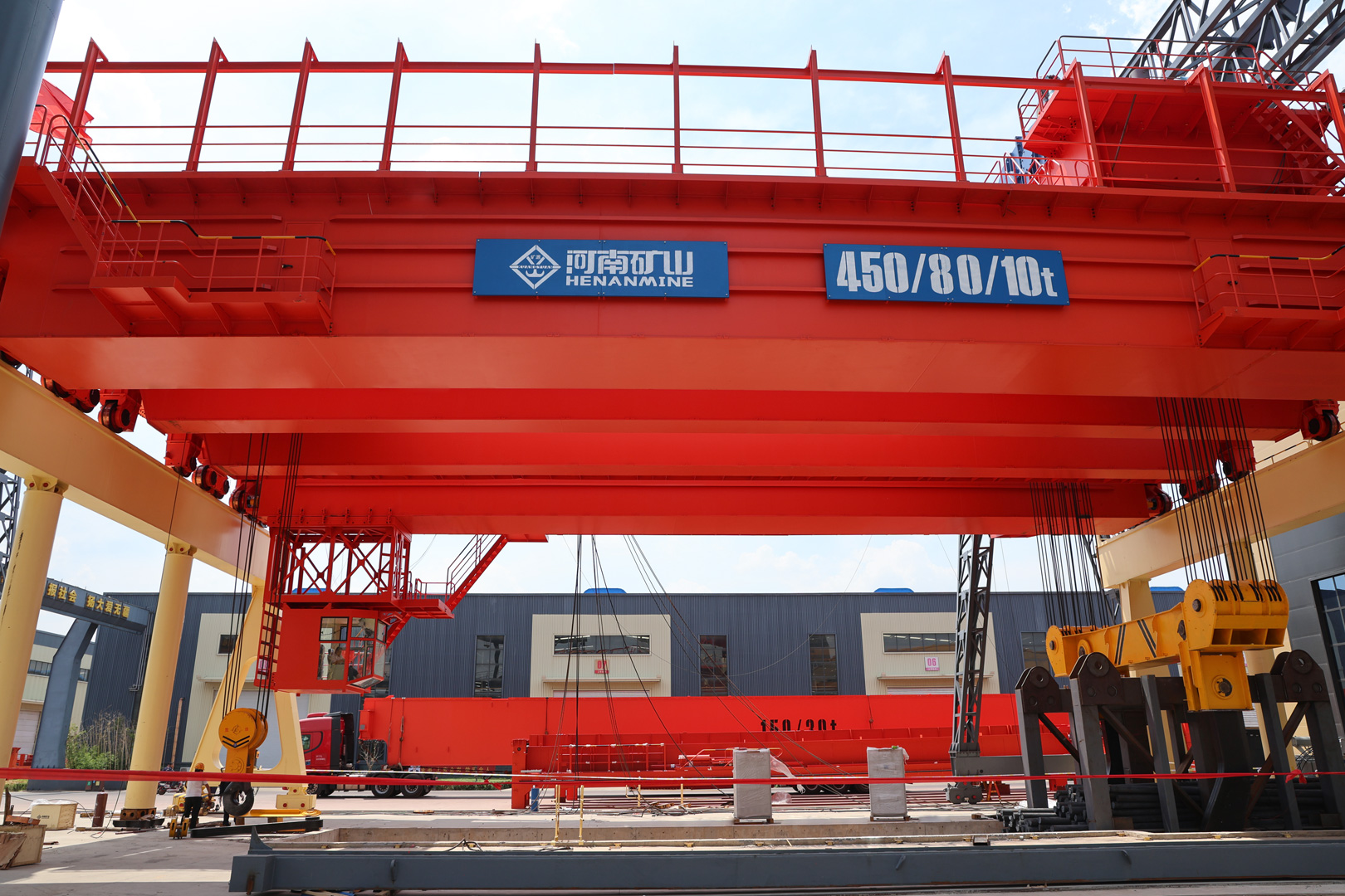 Crane application in steel and metallurgy from Henan Mine Crane's steel and metallurgy application case
