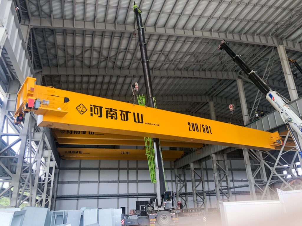 Wind power project crane for hydropower and energy from Henan Mine Crane's hydropower and energy application case