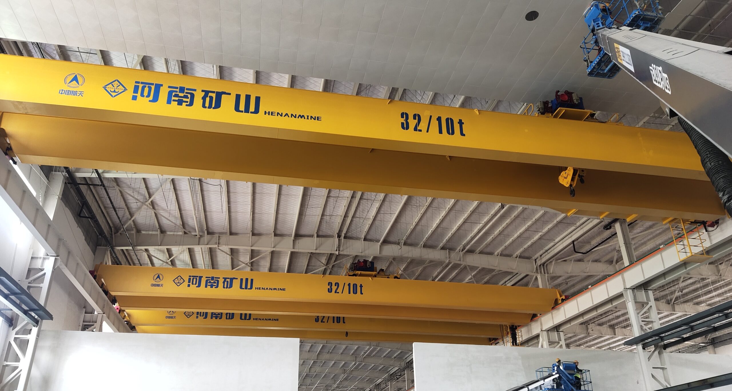 Henan Mine Crane bridge crane in an aerospace manufacturing application