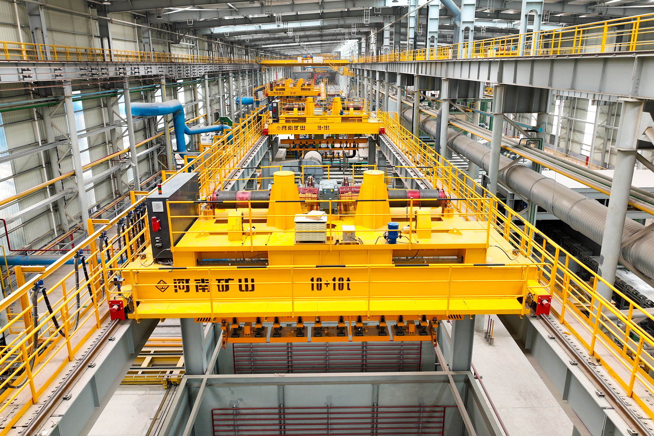 Crane application in industrial manufacturing from Henan Mine Crane's industrial manufacturing application case