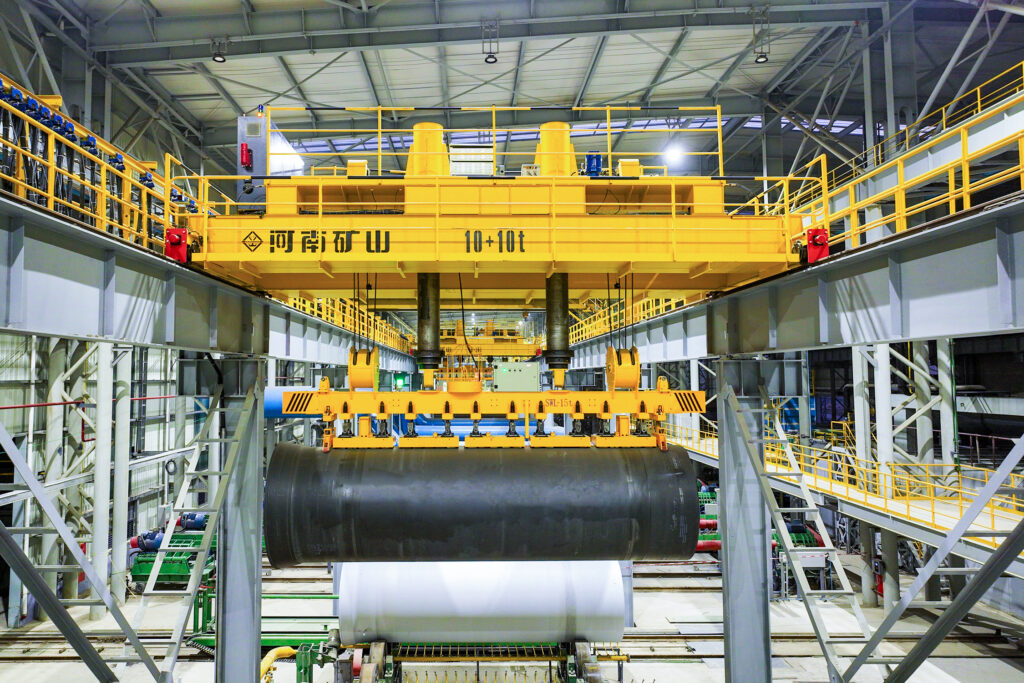 Crane application in industrial manufacturing from Henan Mine Crane's industrial manufacturing application case