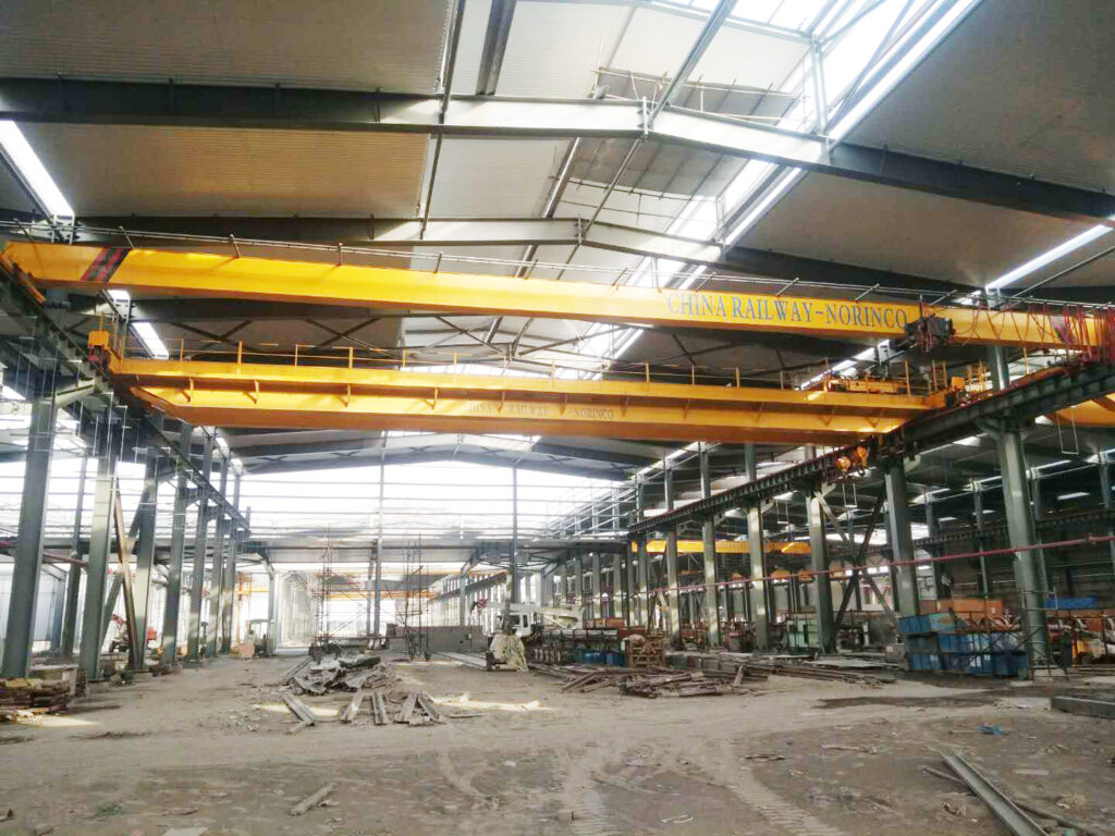 Crane application in construction and infrastructure from Henan Mine Crane's construction and infrastructure application case