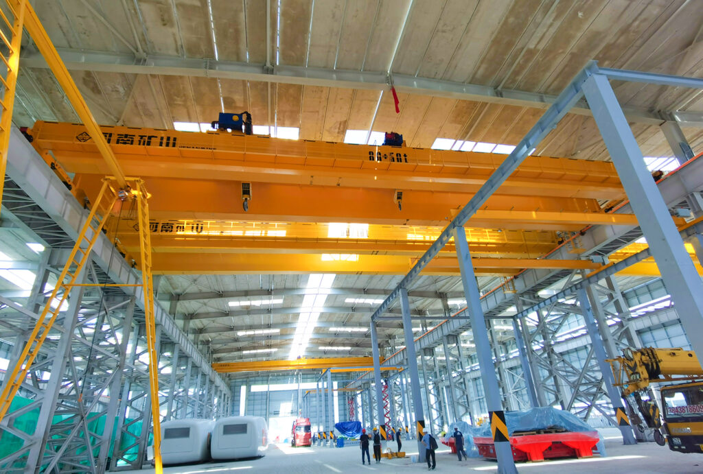 Crane application in new energy and advanced materials from Henan Mine Crane's new energy and advanced materials application case