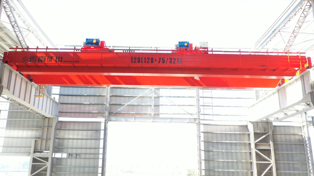 Dual-trolley double-girder overhead crane by Henan Mine Crane