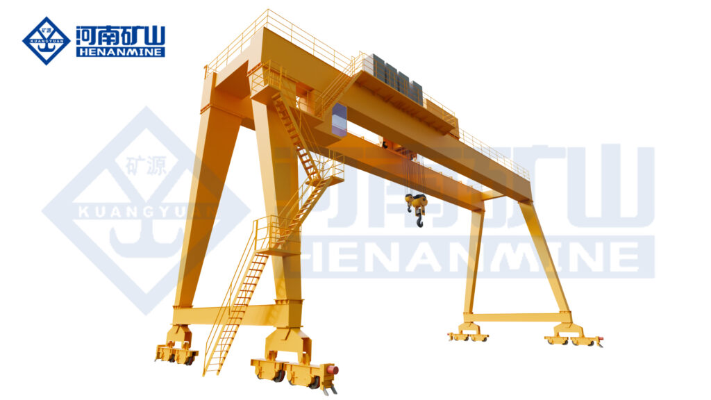 Double-girder gantry crane product image by Henan Mine Crane