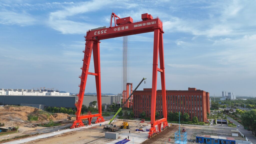 Double-girder gantry crane by Henan Mine Crane
