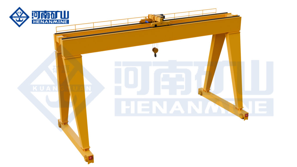 Double-girder gantry crane product image by Henan Mine Crane