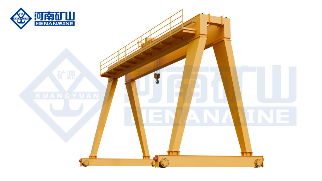 Double-girder gantry crane product image by Henan Mine Crane