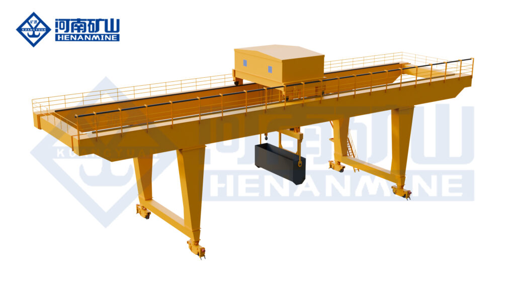Double-girder gantry crane product image by Henan Mine Crane