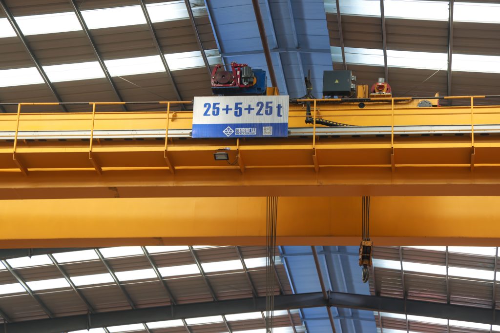 Three-trolley double-girder overhead crane by Henan Mine Crane