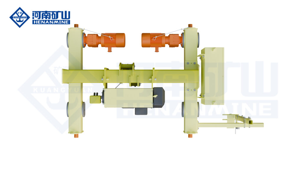 Dual-trolley electric hoist product image by Henan Mine Crane