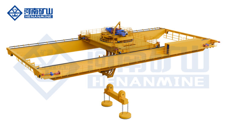 YC upper-rotating electromagnetic beam overhead crane by Henan Mine Crane