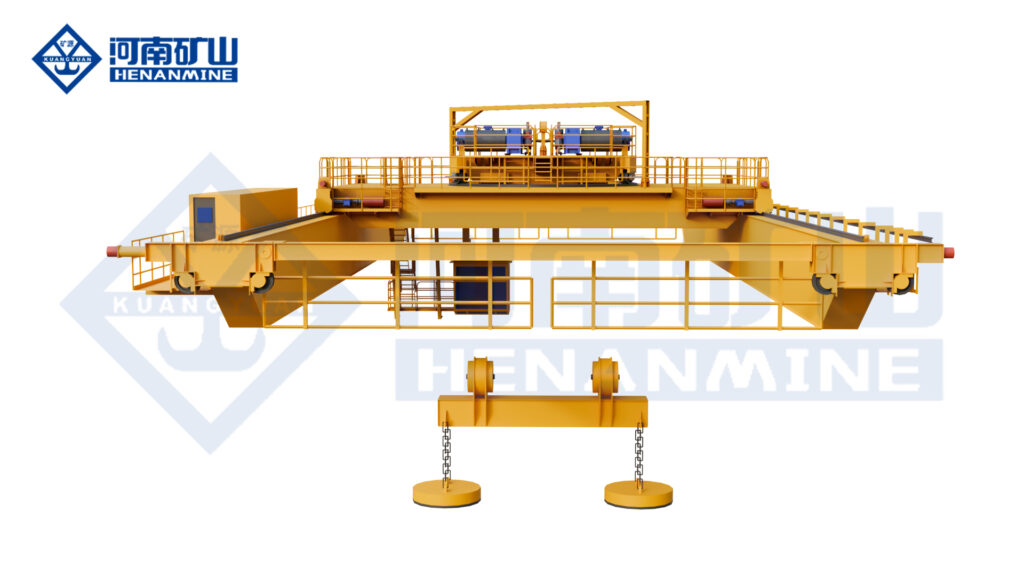 Electromagnetic overhead crane product image by Henan Mine Crane
