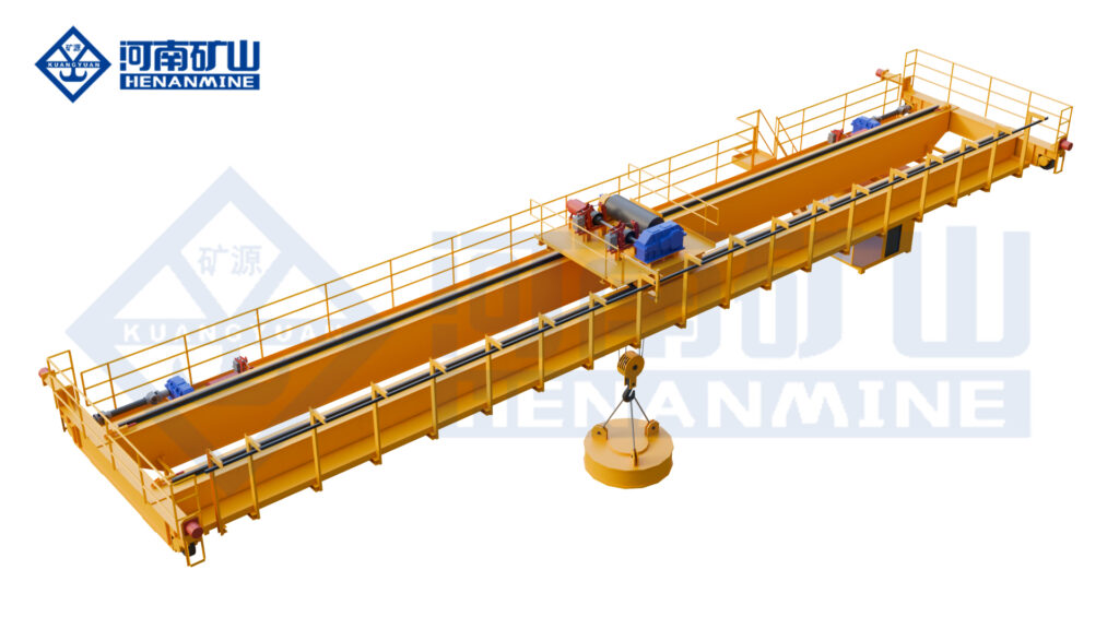 QC electromagnetic overhead crane by Henan Mine Crane