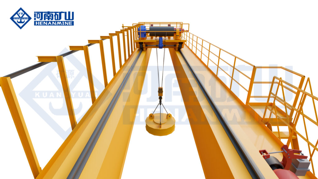 Electromagnetic overhead crane product image by Henan Mine Crane