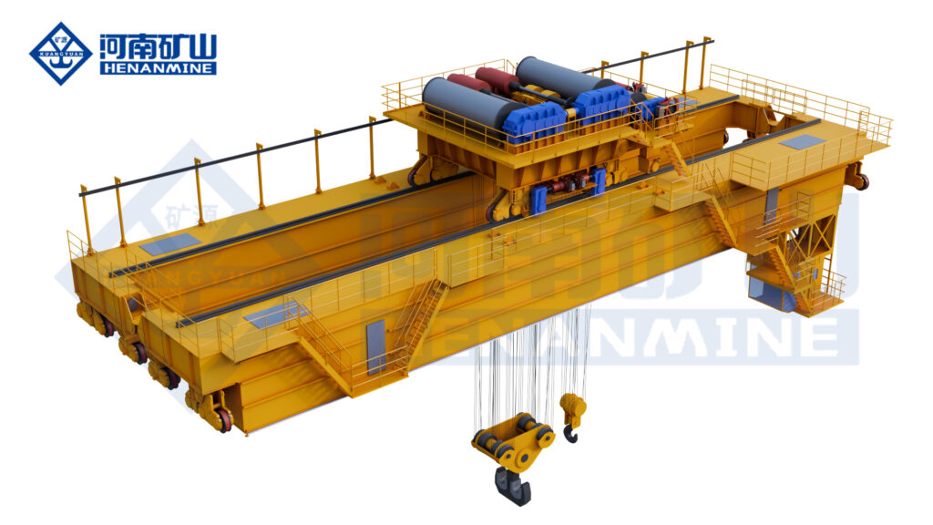 Foundry double-girder overhead crane product image by Henan Mine Crane