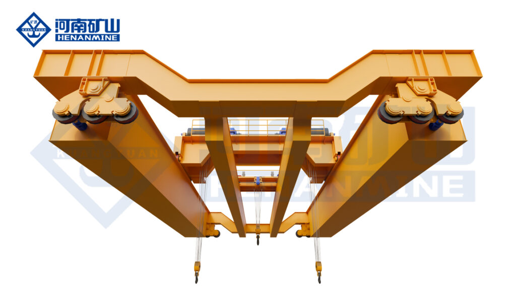 Foundry four-girder overhead crane product image by Henan Mine Crane