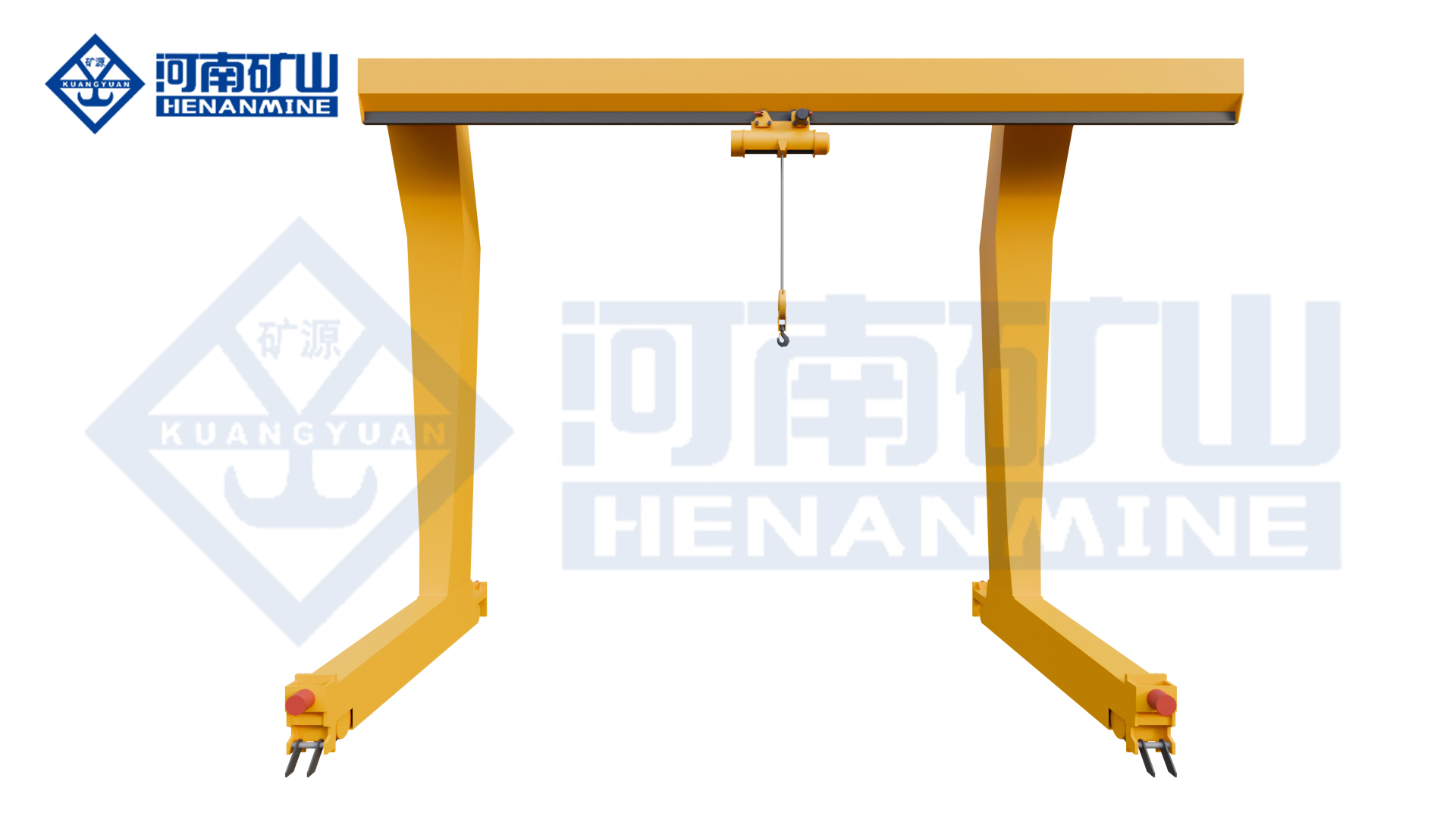 Henan Mine Crane L-Type Electric Hoist Gantry Crane (MHL)
