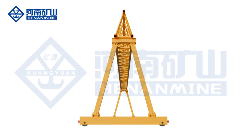 Truss gantry crane with electric hoist by Henan Mine Crane