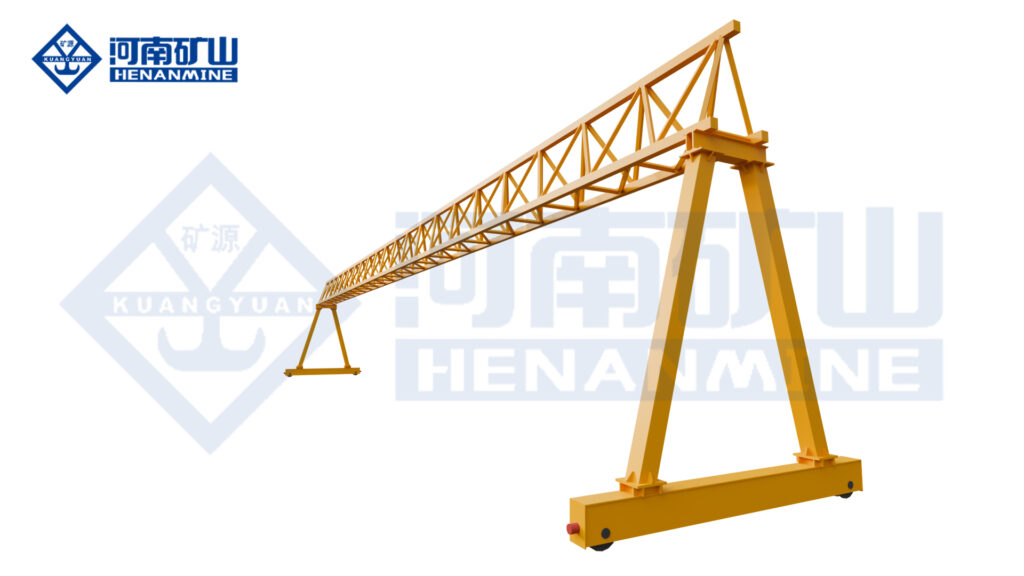 Truss gantry crane with electric hoist by Henan Mine Crane