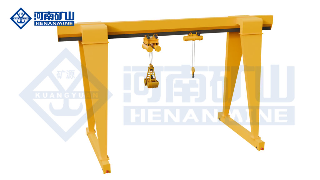 Grab-bucket gantry crane product image by Henan Mine Crane
