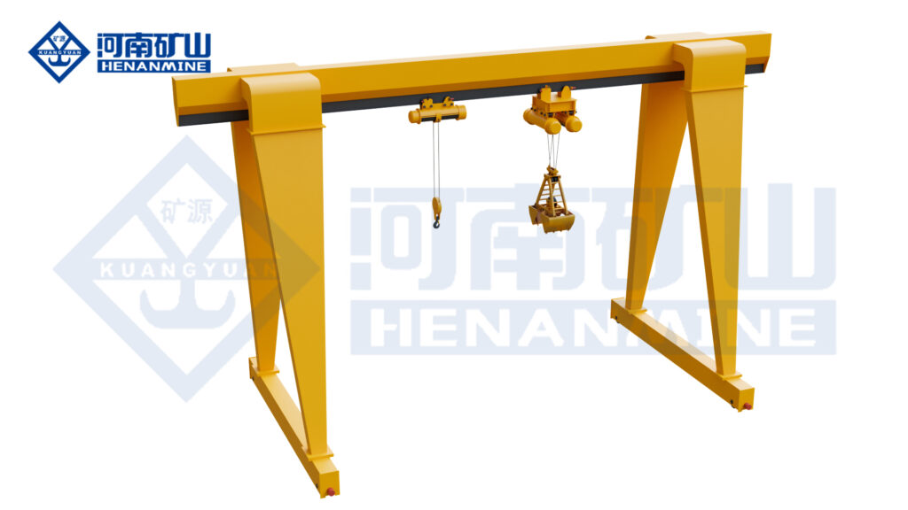 Grab-bucket gantry crane product image by Henan Mine Crane