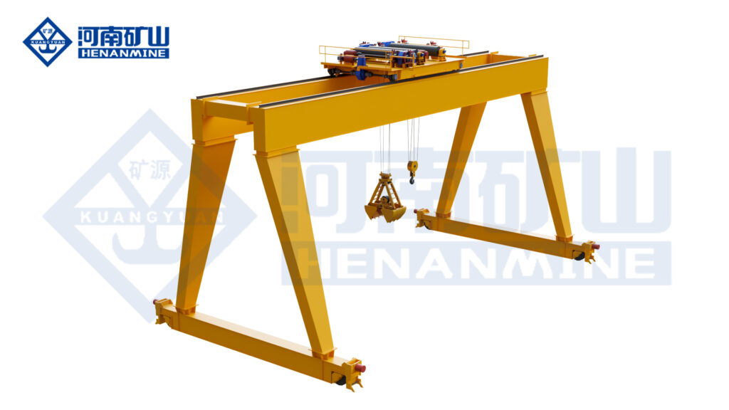 Grab-bucket gantry crane product image by Henan Mine Crane