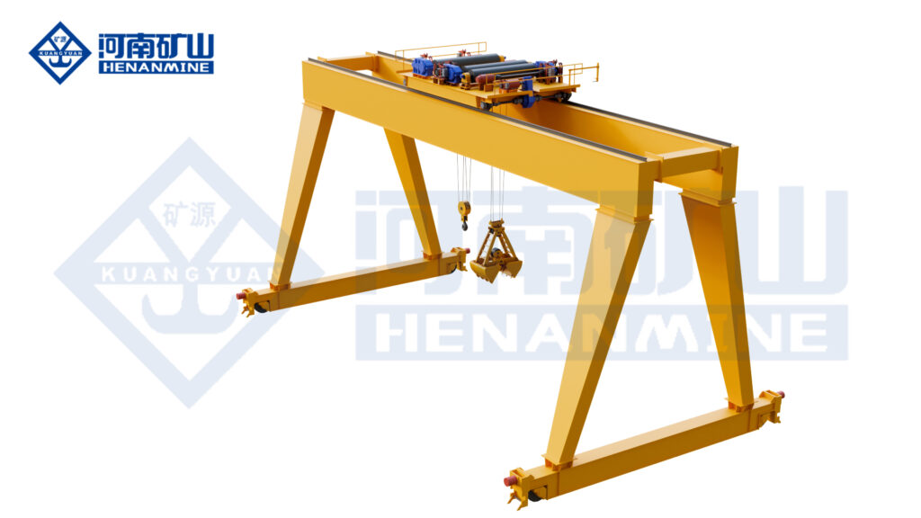 Grab-bucket gantry crane product image by Henan Mine Crane