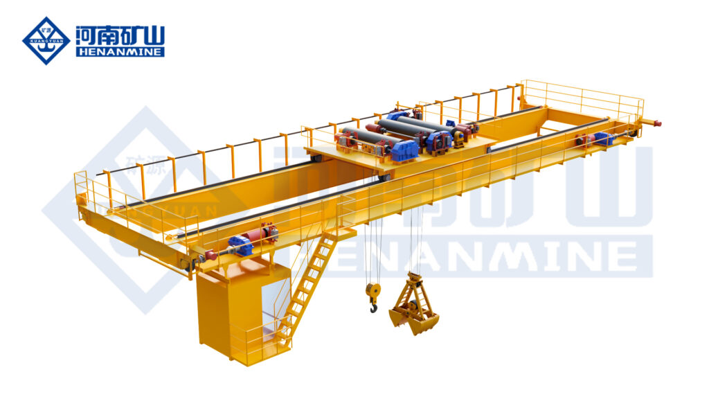 Grab-bucket overhead crane product image by Henan Mine Crane