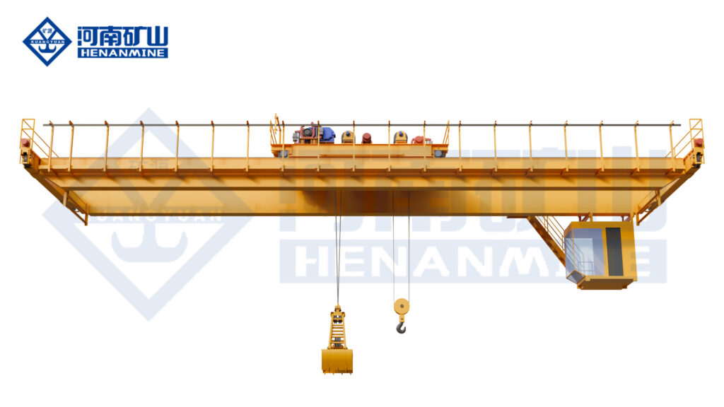Grab-bucket overhead crane product image by Henan Mine Crane