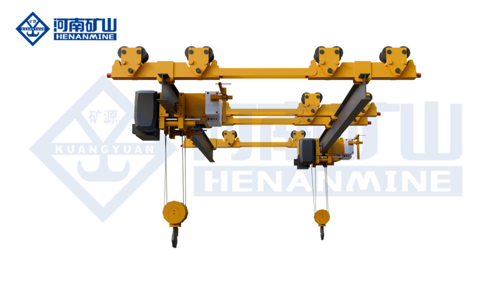 Rail-transfer overhead crane by Henan Mine Crane
