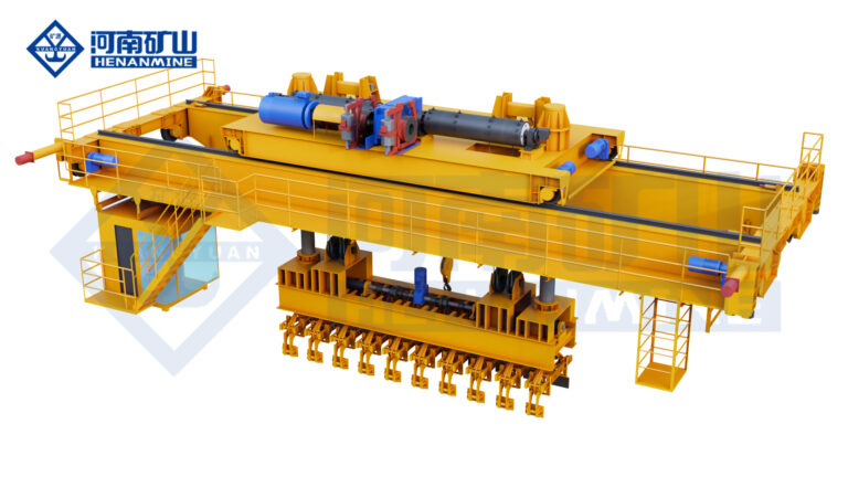 Anode carbon block stacking crane by Henan Mine Crane
