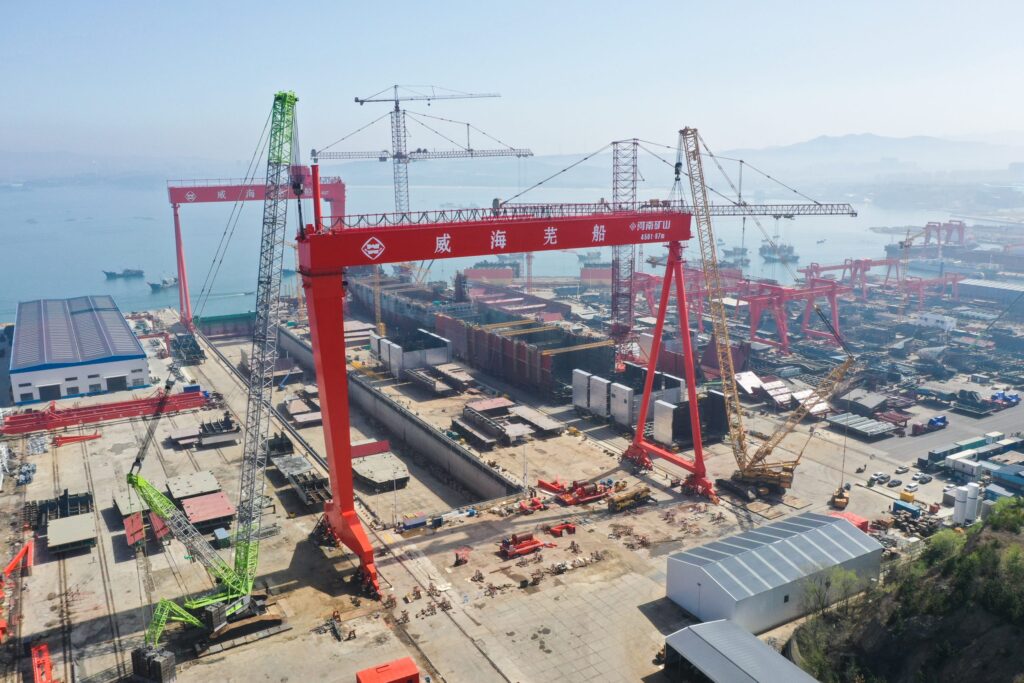 Shipyard gantry crane by Henan Mine Crane