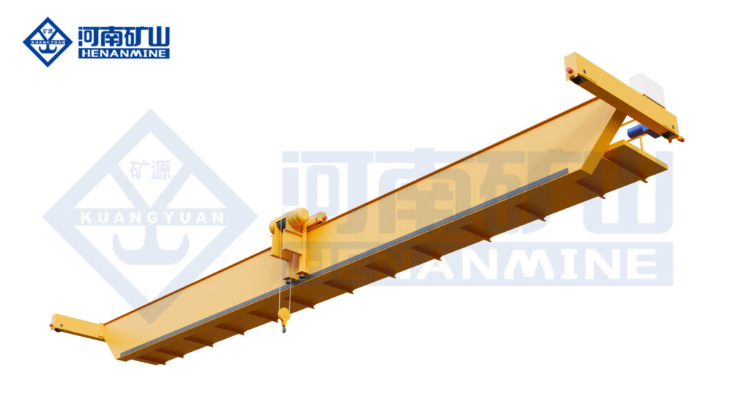 Offset single-girder overhead crane by Henan Mine Crane