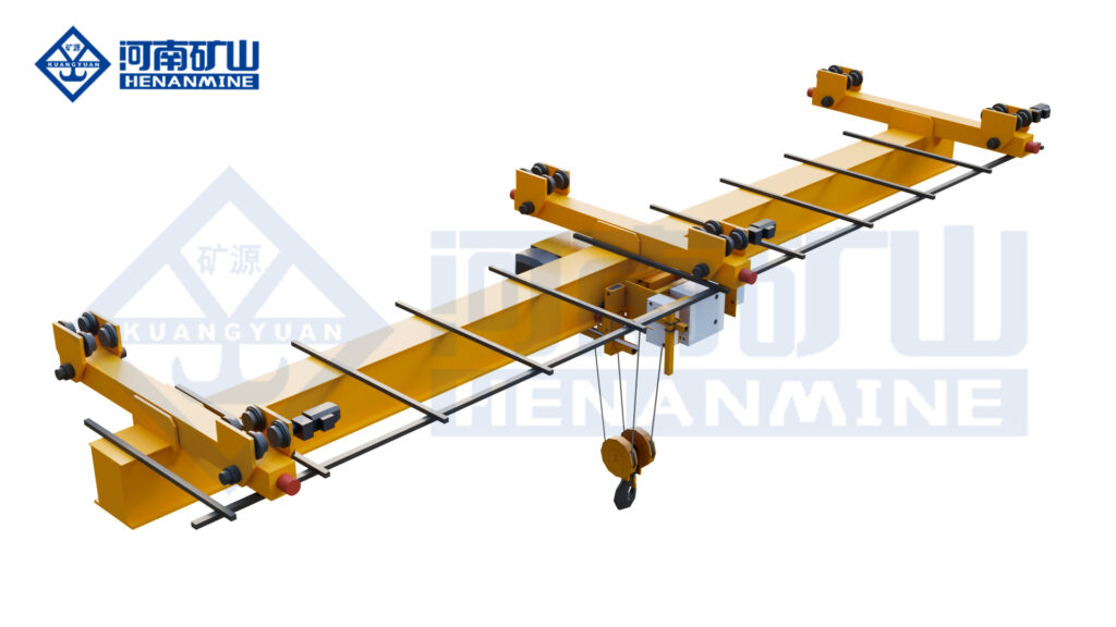 Multi-support single-girder suspension crane by Henan Mine Crane