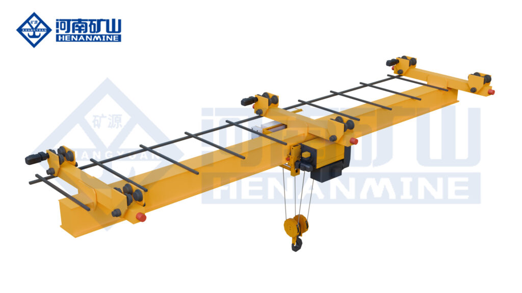Multi-support single-girder suspension crane by Henan Mine Crane