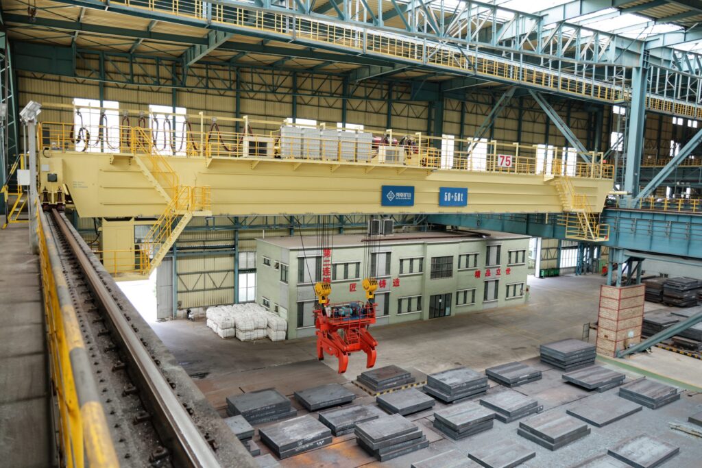 Slab clamp overhead crane by Henan Mine Crane