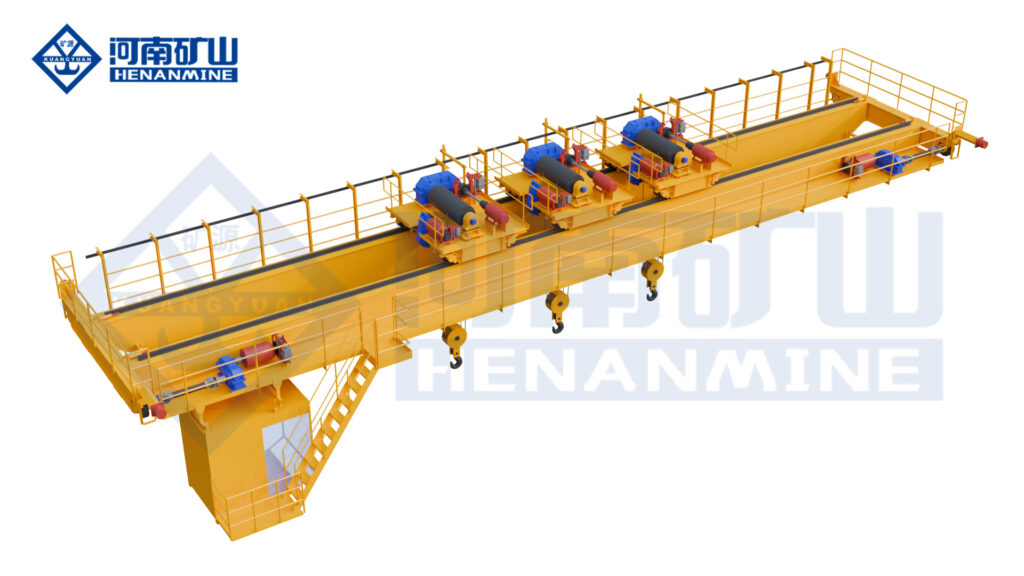 Three-trolley overhead crane product image by Henan Mine Crane